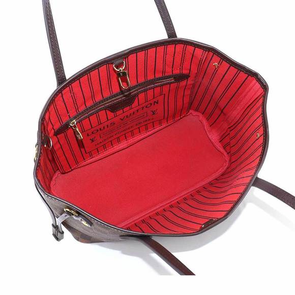 Louis Vuitton Damier Neverfull PM Tote Bag Brown Gold Hardware - Picture 6 of 9